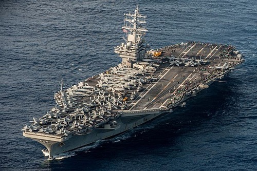 Mỹ đưa thêm tàu sân bay USS Ronald Reagan áp sát biển Triều Tiên
