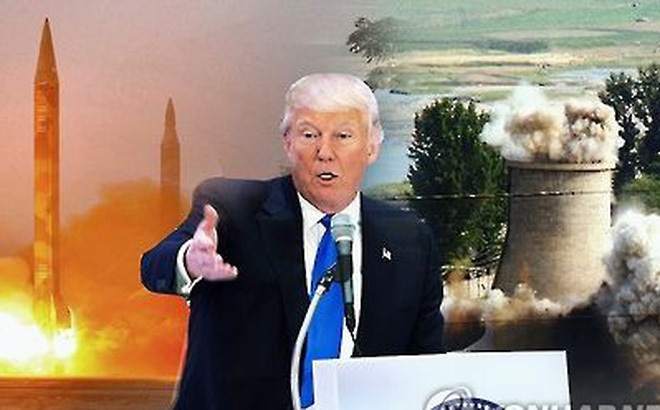 Yonhap: Nếu Triều Tiên có ICBM, Tổng thống Trump có thể ra lệnh phong tỏa đường biển, tấn công quân sự