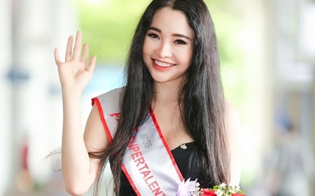 Hoa khôi Tài năng Lương Thái Trân đăng quang ngôi vị Á hậu Hoa hậu Siêu Tài năng Thế giới 2017