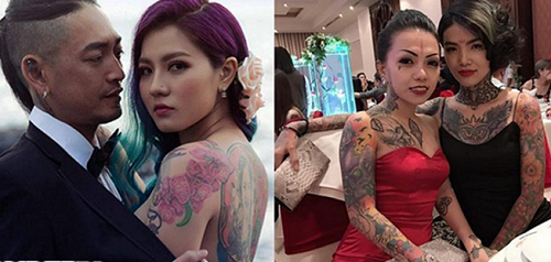 “Độc - lạ” đám cưới không chỉ cô dâu, chú rể mà quan khách cũng xăm hình đầy mình