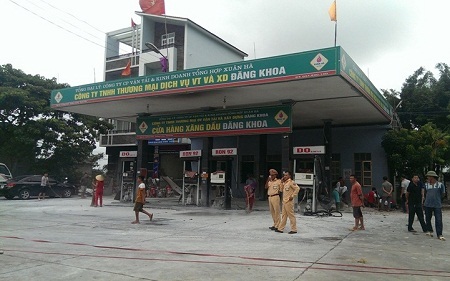 Cây xăng ở Thanh Hóa bất ngờ phát nổ