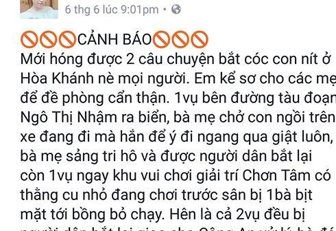 Thiếu nữ bịa chuyện bắt cóc trẻ em để