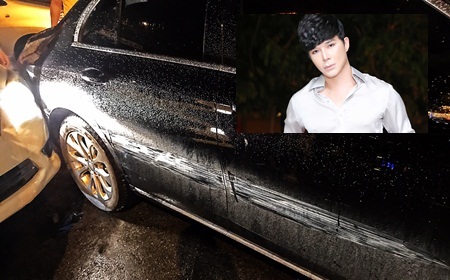 Nathan Lee gặp tai nạn bất ngờ trên đường đi diễn