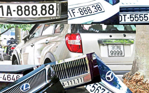 Người trúng đấu giá biển số đẹp không được quyền bán lại