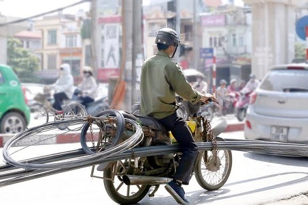 Hà Nội thu hồi xe máy cũ nát từ đầu năm 2018