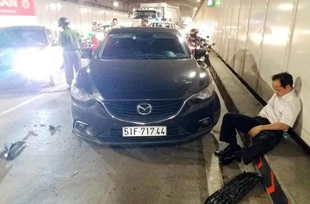 Say rượu, lái xe chạy ngược chiều gây tai nạn liên hoàn