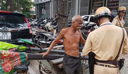 Công an Hà Nội đã xử lý 400 trường hợp xe ba bánh tự chế vi phạm giao thông