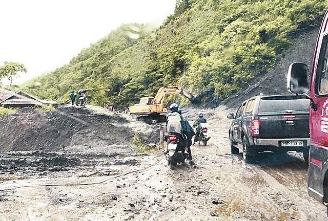 Mưa lũ gây sạt lở, thiệt hại nặng tại vùng núi phía Bắc