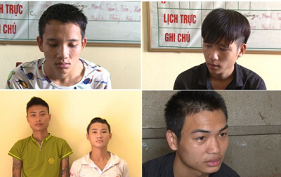 Bắt nhóm thanh niên rút kiếm chém người để giải quyết mâu thuẫn