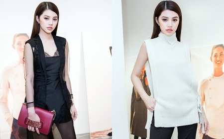 Jolie Nguyễn phối đồ thời trang ngày càng sành điệu