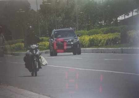 Công an trưng chứng cứ chứng minh xe chở Trung tướng Võ Văn Liêm vi phạm tốc độ