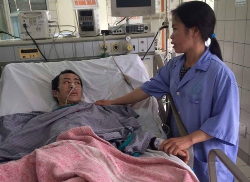 Viêm cơ tim, sốc nhiễm khuẩn: Anh Hiệp ở thế