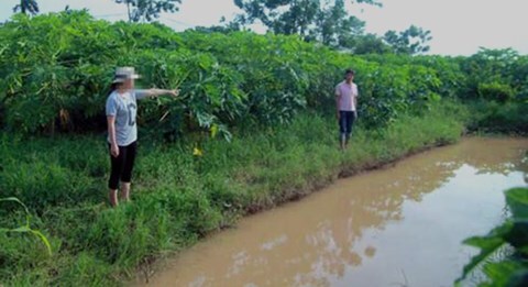 Công an vào cuộc vụ bé trai tử vong tại vườn đu đủ, trên người có vết thương