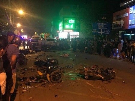 Tài xế gây tai nạn liên hoàn ở Sài Gòn không vi phạm nồng độ cồn và âm tính ma tuý