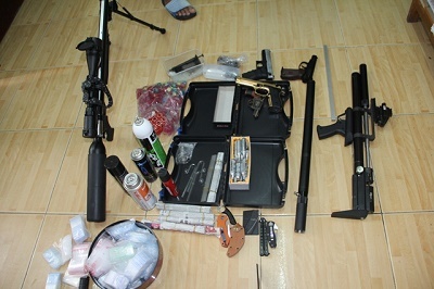 Phát hiện kho súng đạn cùng ma túy trong nhà thanh niên 9X