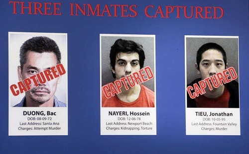 Hy hữu: 3 tù nhân ở Mỹ vừa vượt ngục vừa quay video