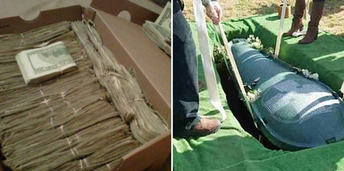 Chồng dặn chôn mình với tất cả số tiền tiết kiệm, vợ giữ đúng lời hứa và bất ngờ sau đó