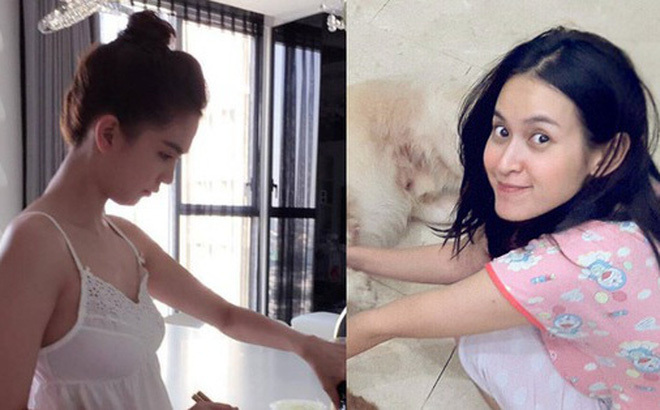 Ra đường thì sang chảnh là vậy, nhưng khi ở nhà sao Việt trông ra sao?