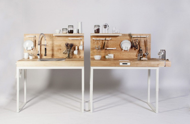 Tủ bếp thông minh cho những căn bếp chật, bà nội trợ không thể bỏ qua