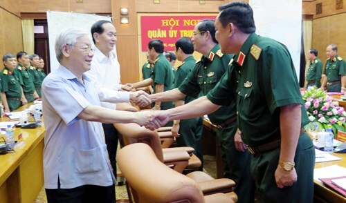Tổng Bí thư chủ trì Hội nghị Quân ủy Trung ương