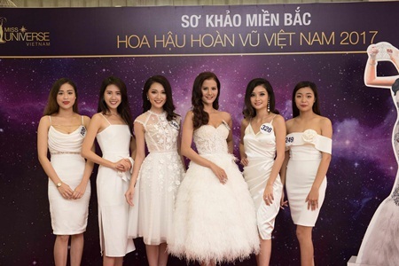 Thí sinh miền Bắc hội ngộ tại sơ khảo Hoa Hậu Hoàn vũ Việt Nam 2017