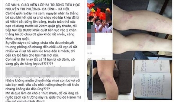 Vụ cô giáo Hà Nội dùng thước đánh 11 học sinh: Họp khẩn 49 hiệu trưởng