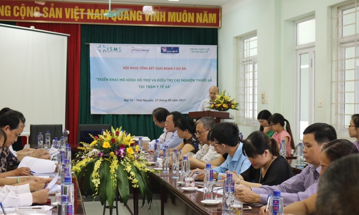 Hiệu quả từ dự án hỗ trợ tư vấn giúp cai nghiện thuốc lá