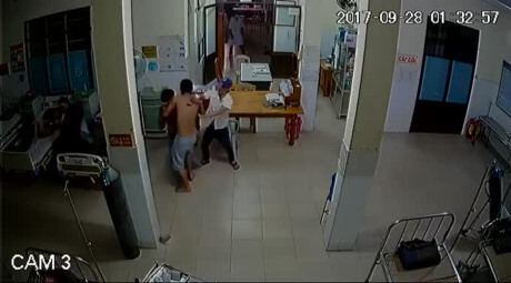 Truy tìm nhóm thanh niên hành hung nhân viên, đập phá trung tâm y tế