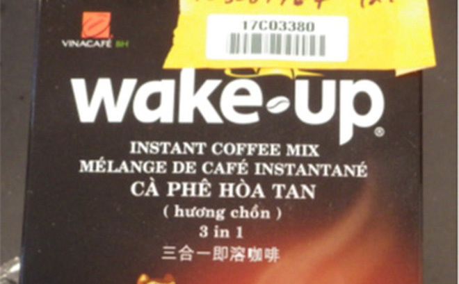 Cà phê hòa tan Wake-Up của Vinacafé bị Mỹ thu hồi