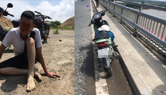 Nam thanh niên nhảy cầu Nhật Tân tự tử rồi... tự bơi vào bờ