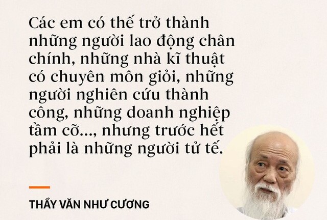 Thầy Văn Như Cương nói về chiếc quần rách thời học sinh