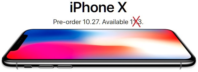 Apple bắt đầu nhận đặt hàng iPhone X trên toàn thế giới