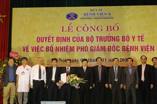 Bệnh viện K có Phó giám đốc mới