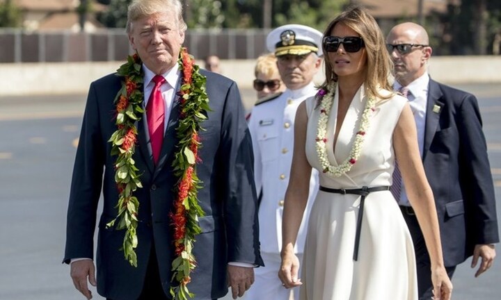 Chùm ảnh vợ chồng Tổng thống Mỹ Donald Trump trước khi công du Châu Á