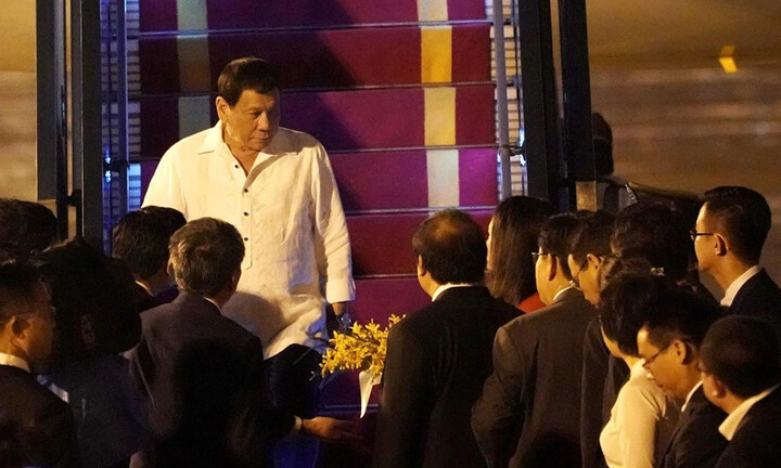 Tổng thống Philippines Duterte đến Đà Nẵng