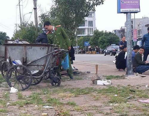 Phát hiện thi thể trẻ sơ sinh còn nguyên dây rốn trong xe rác