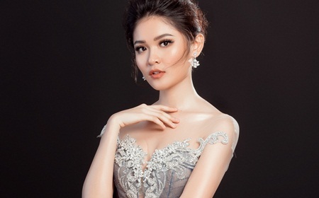 Cận cảnh trang phục dạ hội chính thức của Thùy Dung tại Hoa hậu Quốc tế 2017