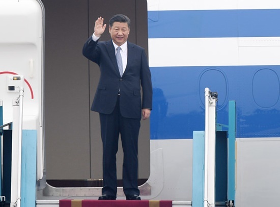 Những hình ảnh đầu tiên của Tổng Bí thư, Chủ tịch Tập Cận Bình tại Hà Nội