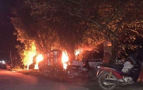 Nghệ An: Nghi án người đàn ông tẩm xăng tự thiêu vì mâu thuẫn với vợ