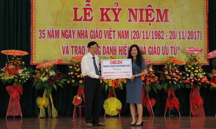 Gelex hỗ trợ xây dựng bếp ăn trường Phổ thông Dân tộc Nội trú Pinăng Tắc