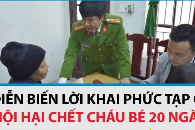 Infographic: Diễn biến lời khai phức tạp của bà nội vụ cháu bé 20 ngày tuổi tử vong