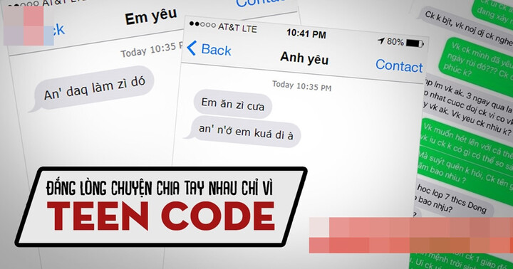 Cô sinh viên bị người yêu 'đá' không thương tiếc chỉ vì dùng teencode nhắn tin