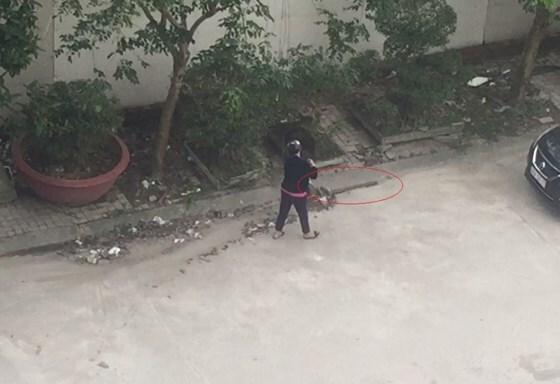 Người phụ nữ quét rác xuống cống bị phạt 1 triệu đồng