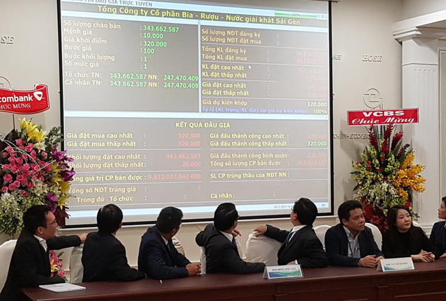 Cá nhân duy nhất chi 6,4 tỷ đồng mua 20.000 cổ phần Sabeco để cầu lộc