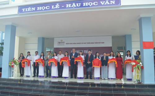 Khánh thành trường học do Agribank tài trợ – Công trình ASXH chào mừng kỷ niệm 30 năm thành lập Agribank