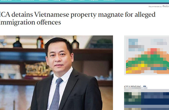 Hành khách Phan Van Anh Vu đang trên chuyến bay Singapore-Hà Nội