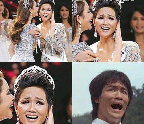 Dân mạng đua nhau chế ảnh Hoa hậu Hoàn vũ H’Hen Niê