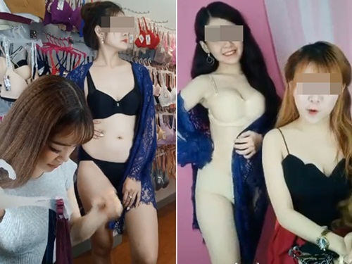 Mặc chỉ trích các cô gái vẫn tiếp tục thản nhiên mặc nội y livestream bán đồ lót