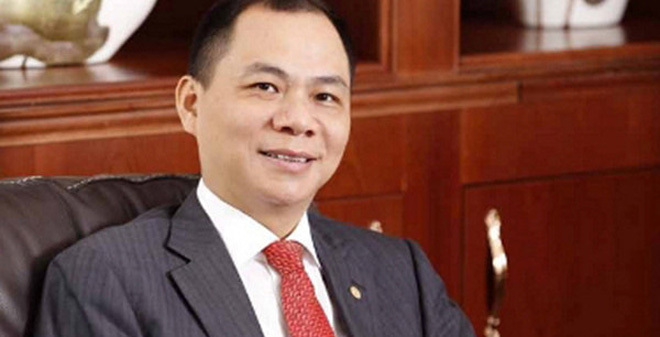 Tài sản tỷ phú Phạm Nhật Vượng tiến sát mốc 5 tỷ USD