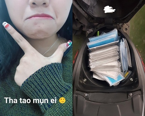 Cô gái trẻ dành cả tuổi thanh xuân để đeo khẩu trang